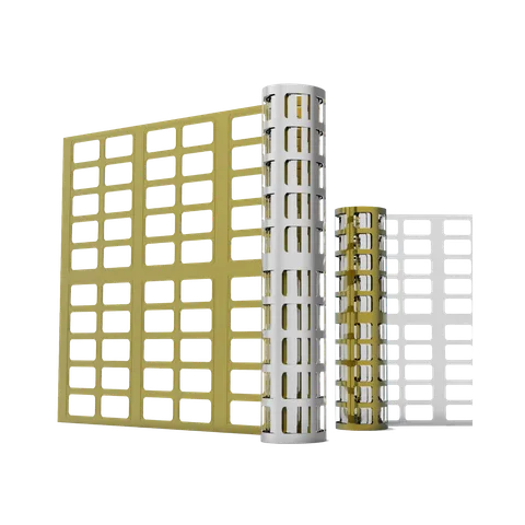 Malla Proteccion Obra Oro y Plata
