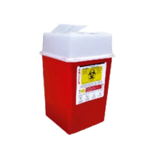 bote para residuos punzocortantes peligrosos biológico infecciosos PC4 color rojo