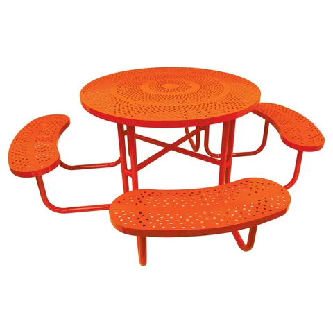 mesa picnic metálica Urbani 5 redonda