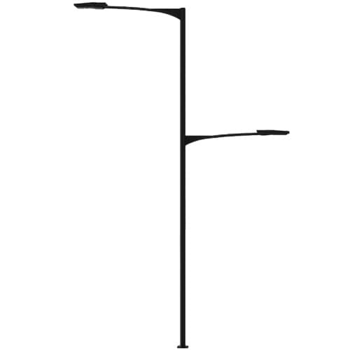 variacion brazo vehicular y peatonal poste modelo lil