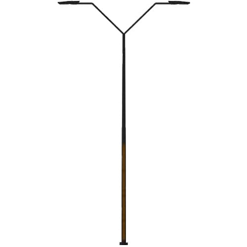 variacion brazo doble poste modelo polanco