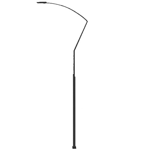 variacion brazo sencillo poste modelo tz-1